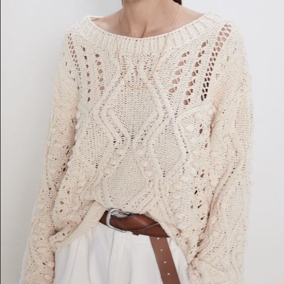 Zara | Sweaters | Zara Textured Open 